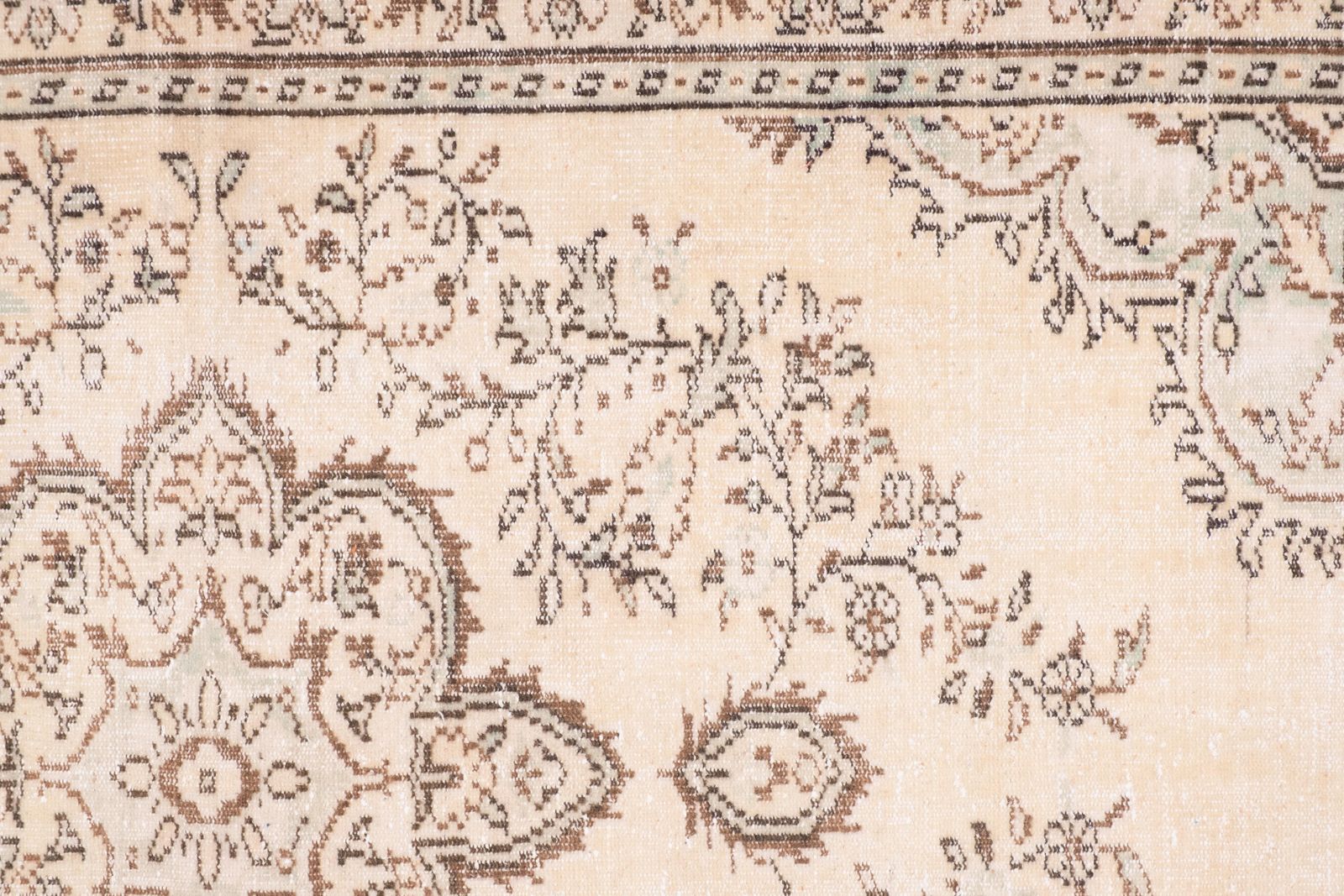 Anatolian Oushak Kars Handwoven Distressed Ushak Area Rug photo buy