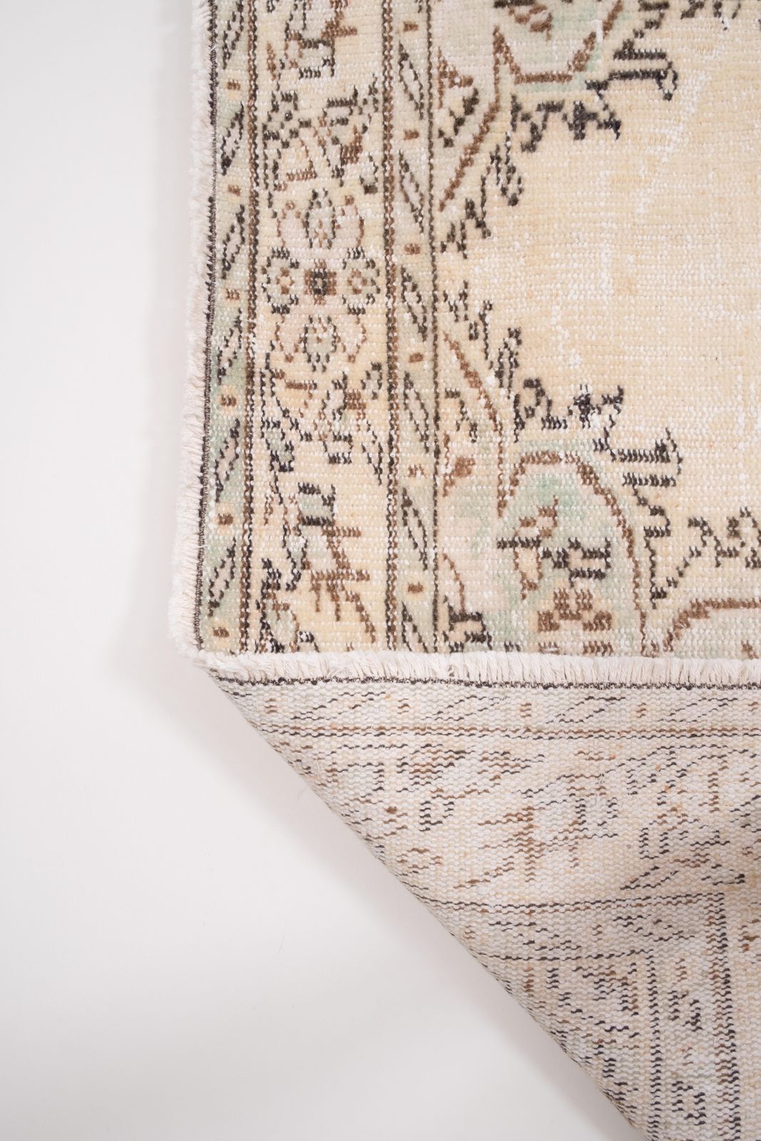 photo for sale Anatolian Oushak Kars Handwoven Distressed Ushak Area Rug