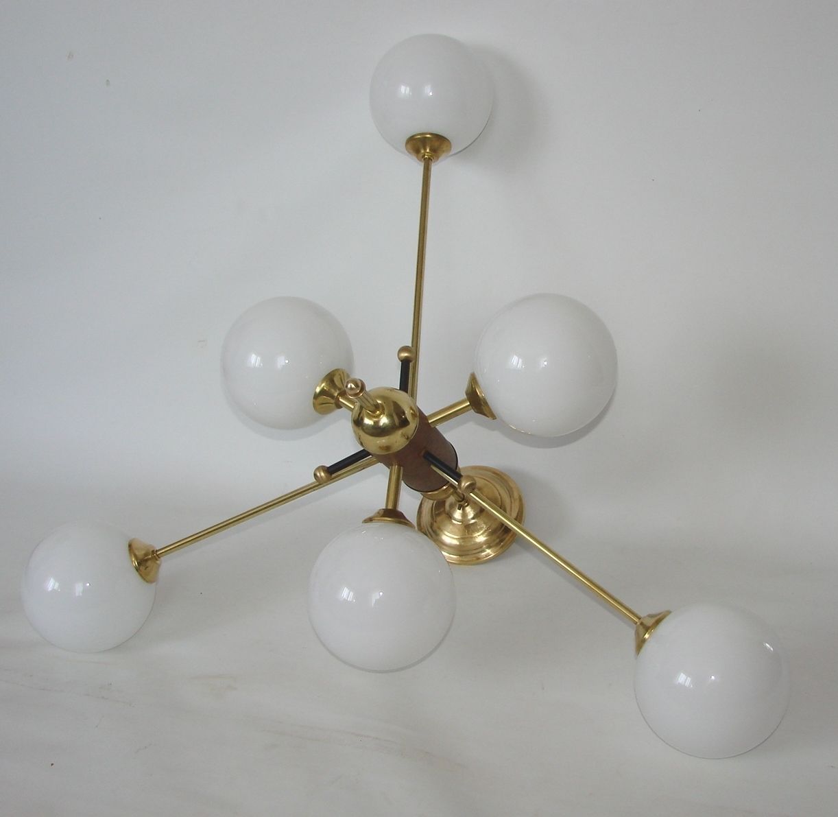 Stilnovo Style Chandelier, 60s photo 571.0