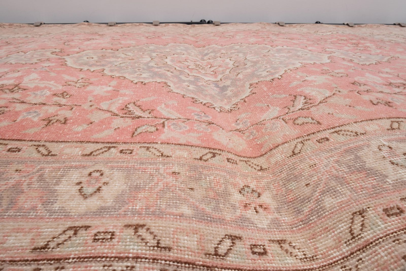 Vintage Floral Woolen Sparta Rug 6' X 8'9" photo 719.0