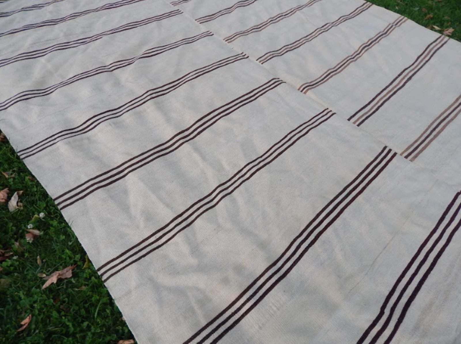 Palace Sized Anatolian Hemp Kilim Rug Hand Woven Natural Rug   9′ × 12′8″ photo buy
