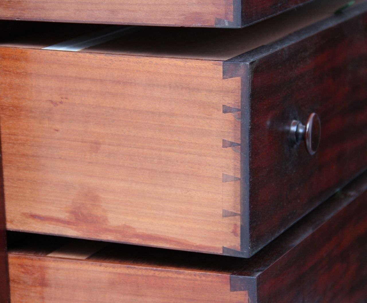 3350.0 19th Century Mahogany Wellington Chest photo