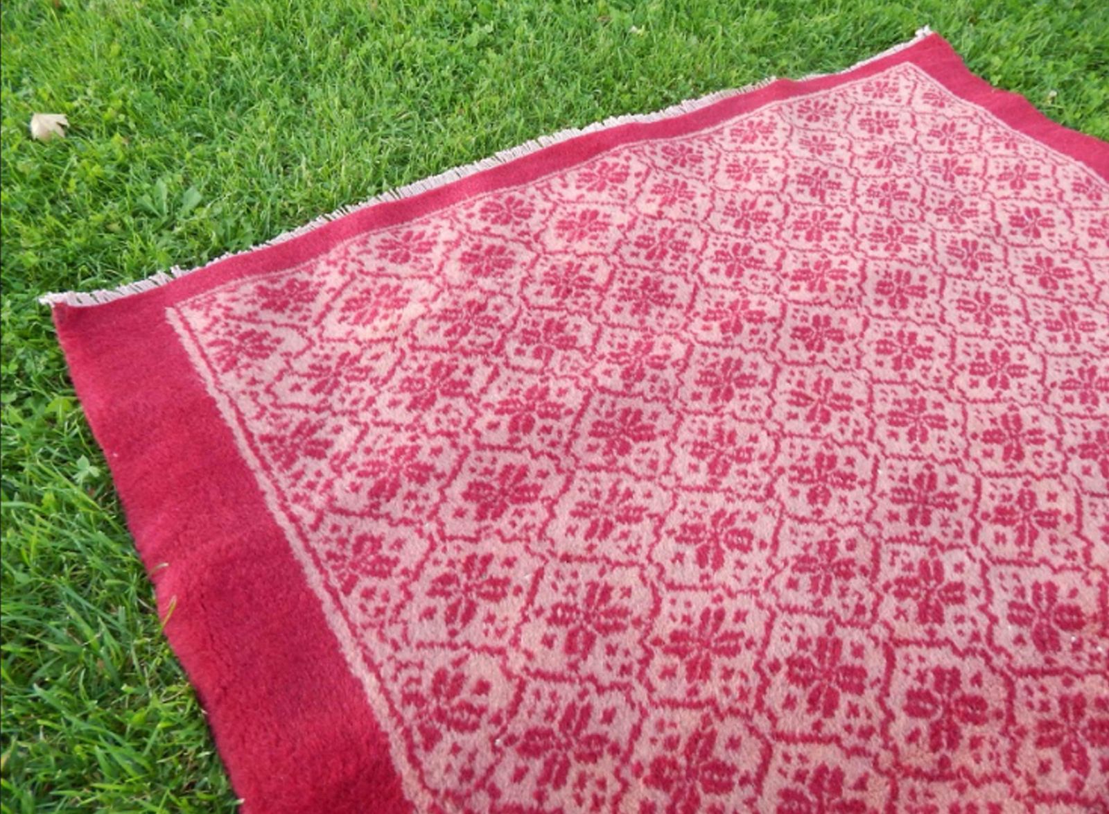 Vintage Tribal Nomadic Tulu Moroccan Style Rug 3′10″ × 5′11″ photo vintage