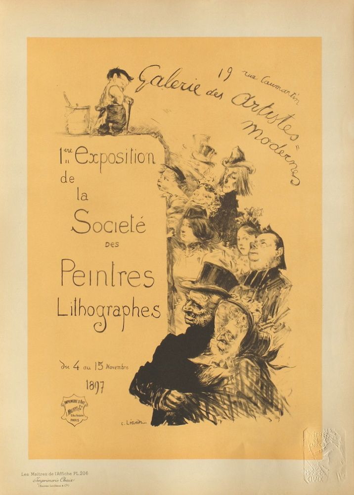 Léandre Charles (1862 1934)   Lithograph   Galerie Des Artistes Modernes