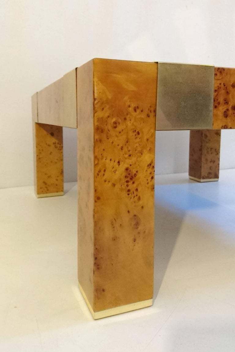 Burl Coffee Table In The Manner Of Milo Baughman photo 1380.0