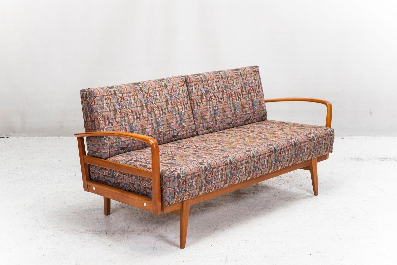 photo buy Antimott Easy Chairs & Daybed In Cherry By Walter Knoll / Wilhelm Knoll For Knoll Inc. / Knoll International, 1950s, Set Of 3