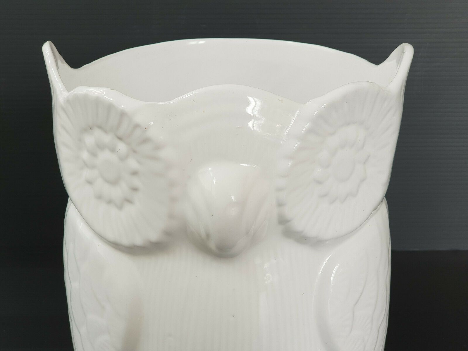 Prachtige cachepot, uil in keramiek, vintage, jaren 1970 photo furniture