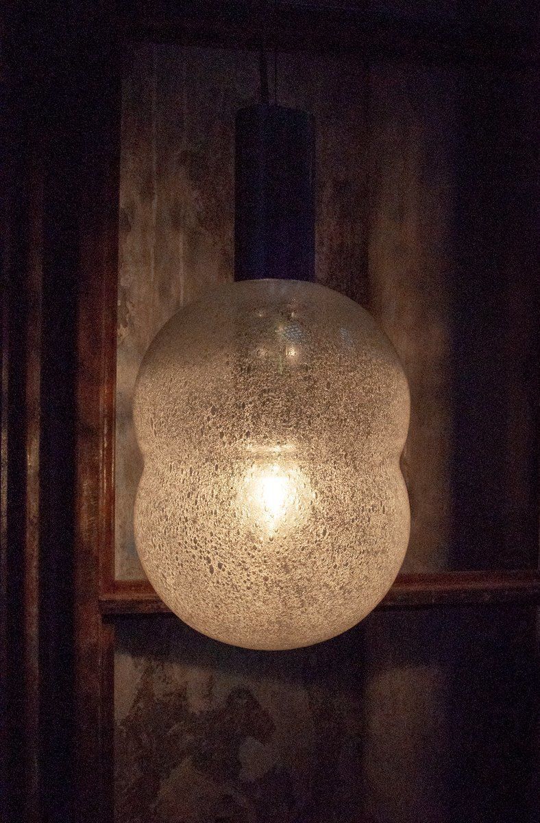 Italiaanse Murano Glazen Plafondlamp Bilobo Van Tobia Scarpa Voor Flos, 1964 photo vinterior
