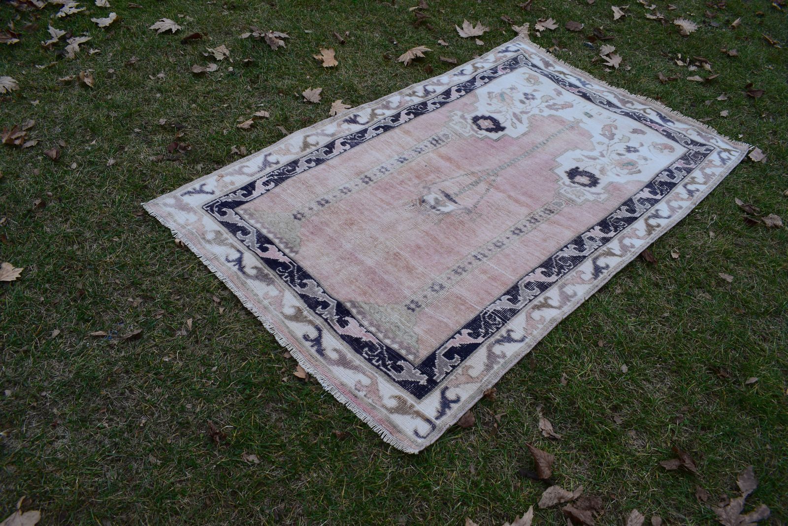 Decorative Turkish Soft Muted Color Oushak Living Room Rug 3'6" X 5'8"
