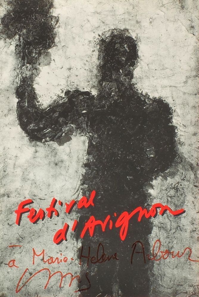 Haas Michel (1934) Silkscreen Poster Festival D'avignon 1997