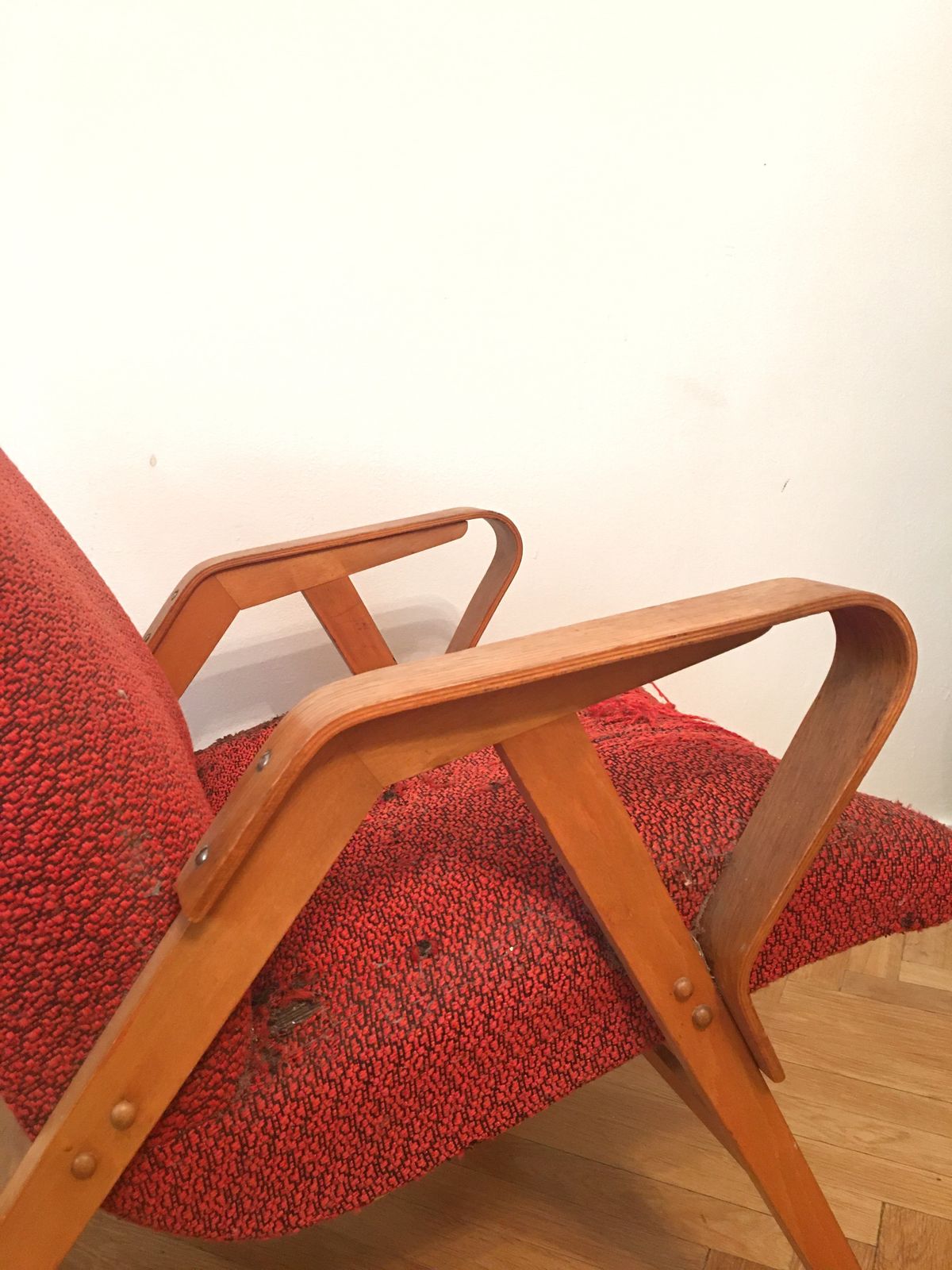 Red Armchairs By Frantisek Jirak – Tatra Nabytok Pravenec – Famous Design From 60’s   Pair photo 1100.0