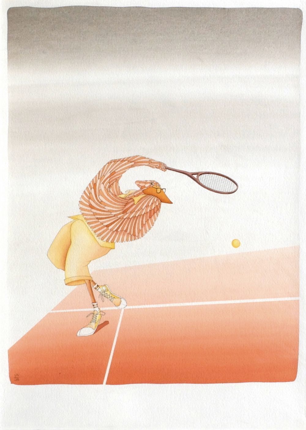 Jean Paul Griffouliere La Tennis Woman