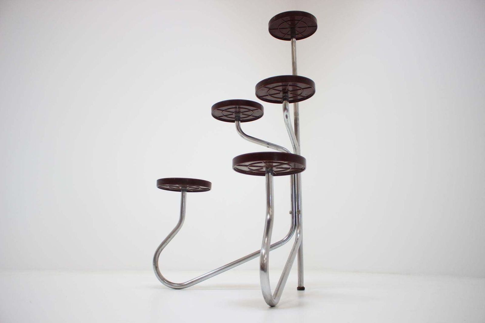 photo furniture Mid Century Flower Stand, Czechoslovakia.