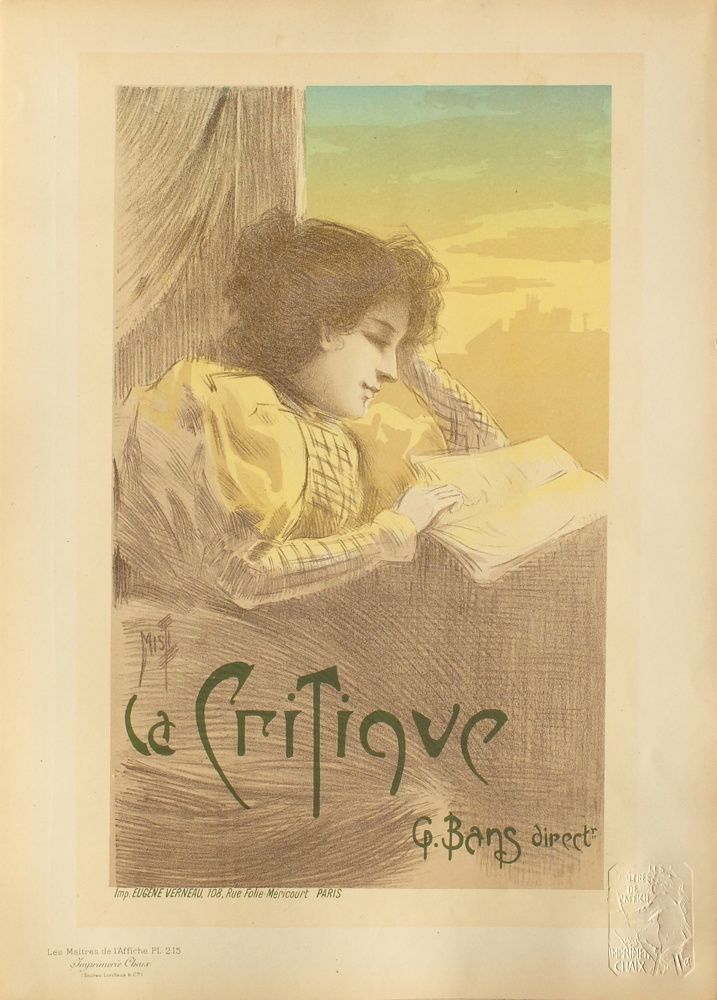 Misti   Ferdinand Mifliez (1865 1923)   The Critique