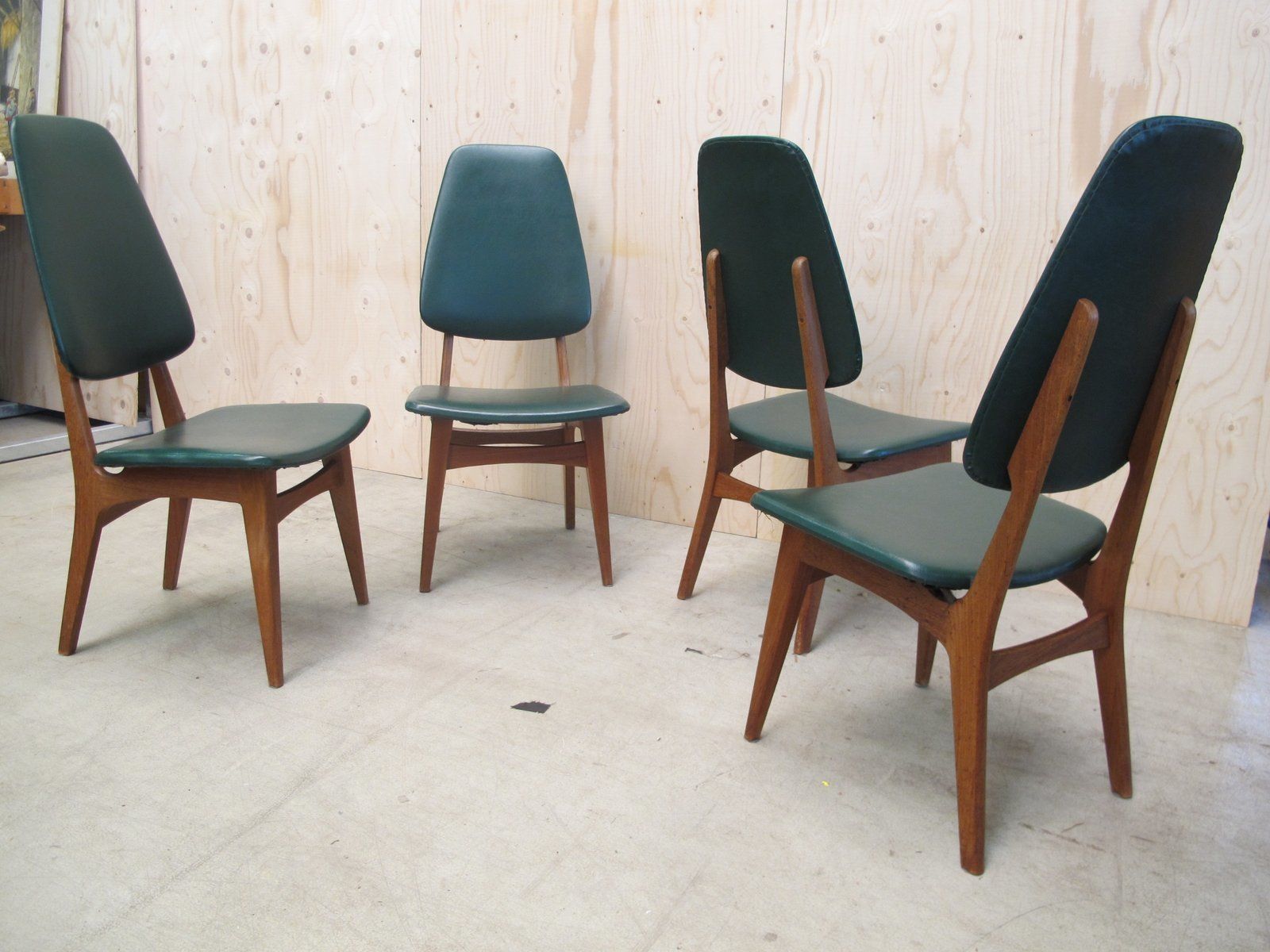 Vintage Scandinavian Teak Dining Chairs By Bruk Sorheim For Sorheim Mill, Set Of 4 photo vinterior