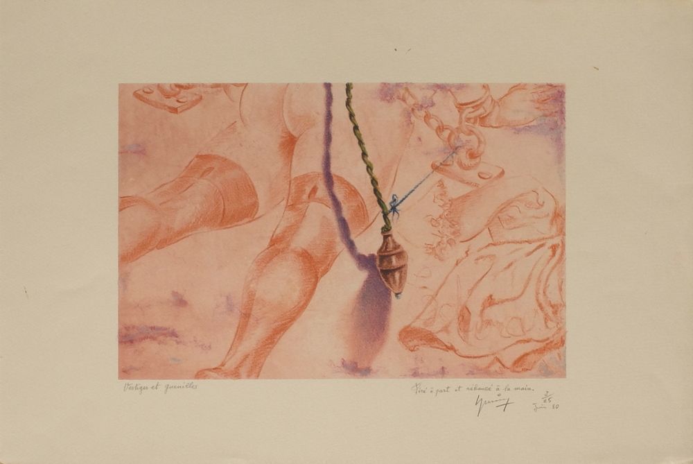 Guiny Jean Marie (1954 2010) Lithograph Vestiges And Rags