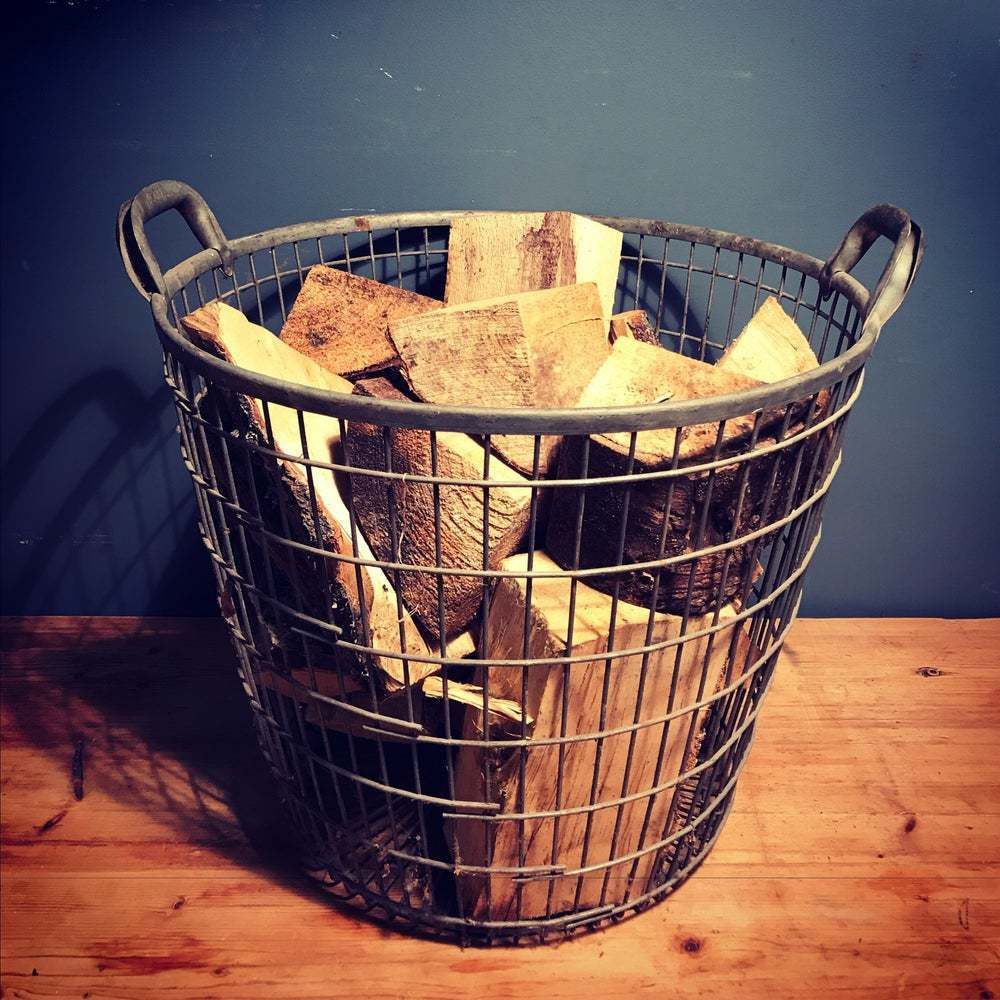 1950’s German Wire Log Store Baskets Now In Stock Ready For The Winter Days Ahead photo furniture