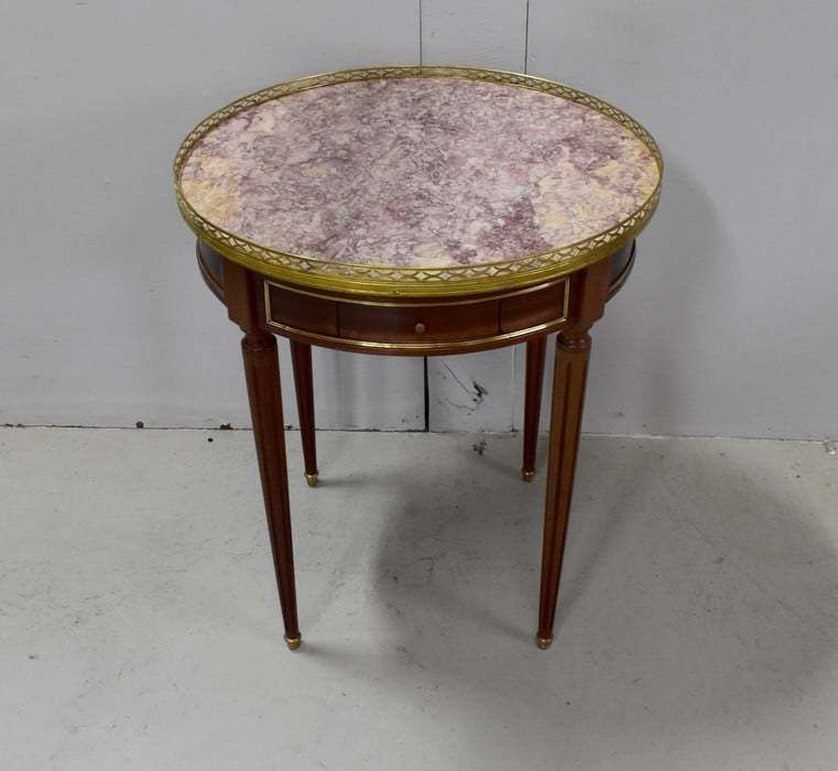 Mahogany Hot Water Bottle Table, Louis XVI Style Early 20th Century