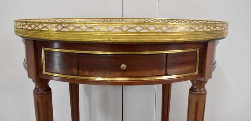photo furniture Mahogany Hot Water Bottle Table, Louis XVI Style Early 20th Century
