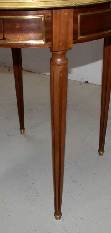 Furniture Mahogany Hot Water Bottle Table, Louis XVI Style Early 20th Century photo