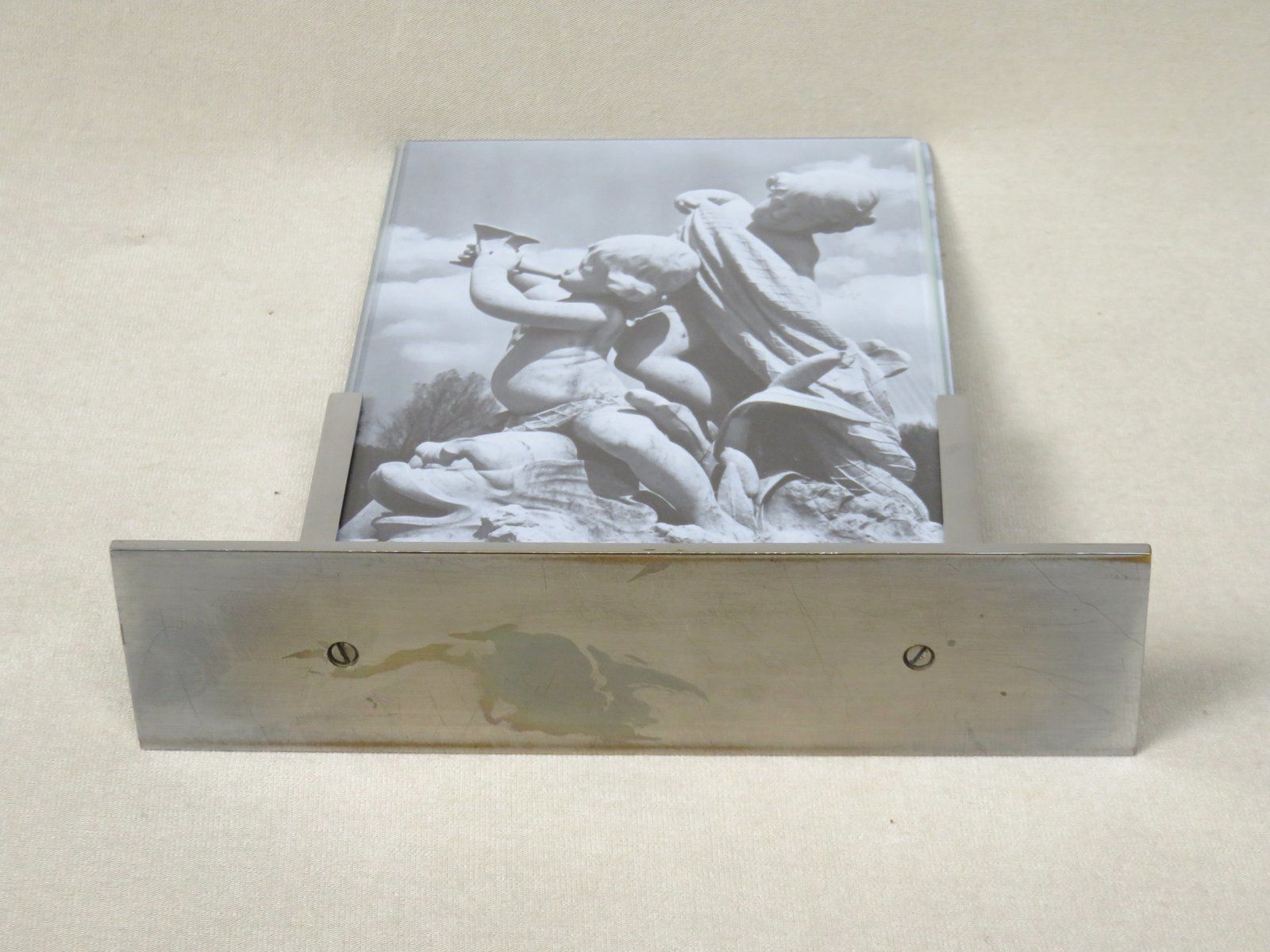 photo buy Art Deco French Chrome Picture Frame