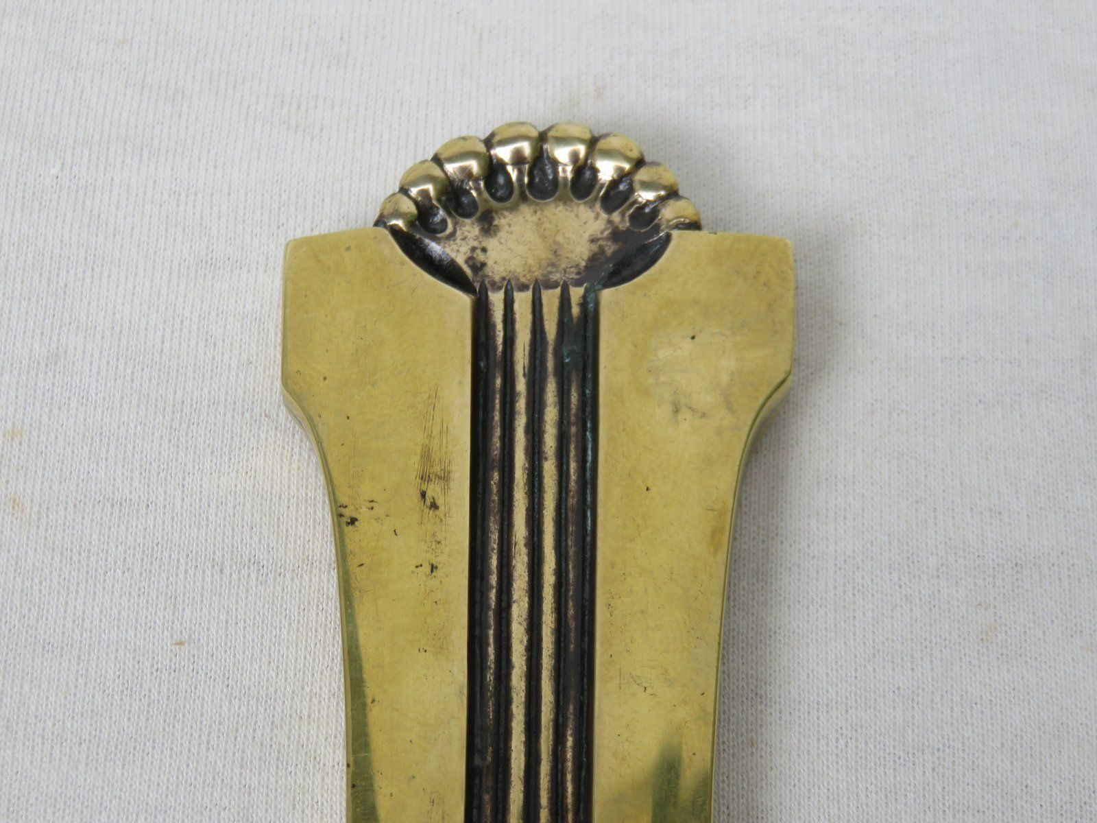 Antique Brass Letter Opener photo vinterior