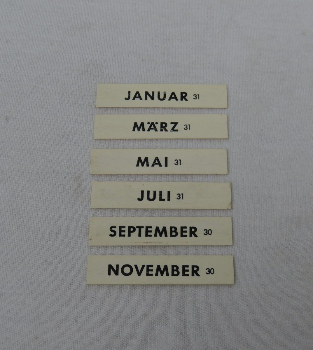 Home Decor Art Deco Plexiglass And Chrome Plated Perpetual Calendar From Jakob Maul photo