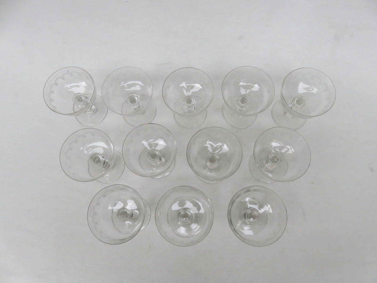 Antique French Champagne Glasses, Set Of 12 photo vinterior