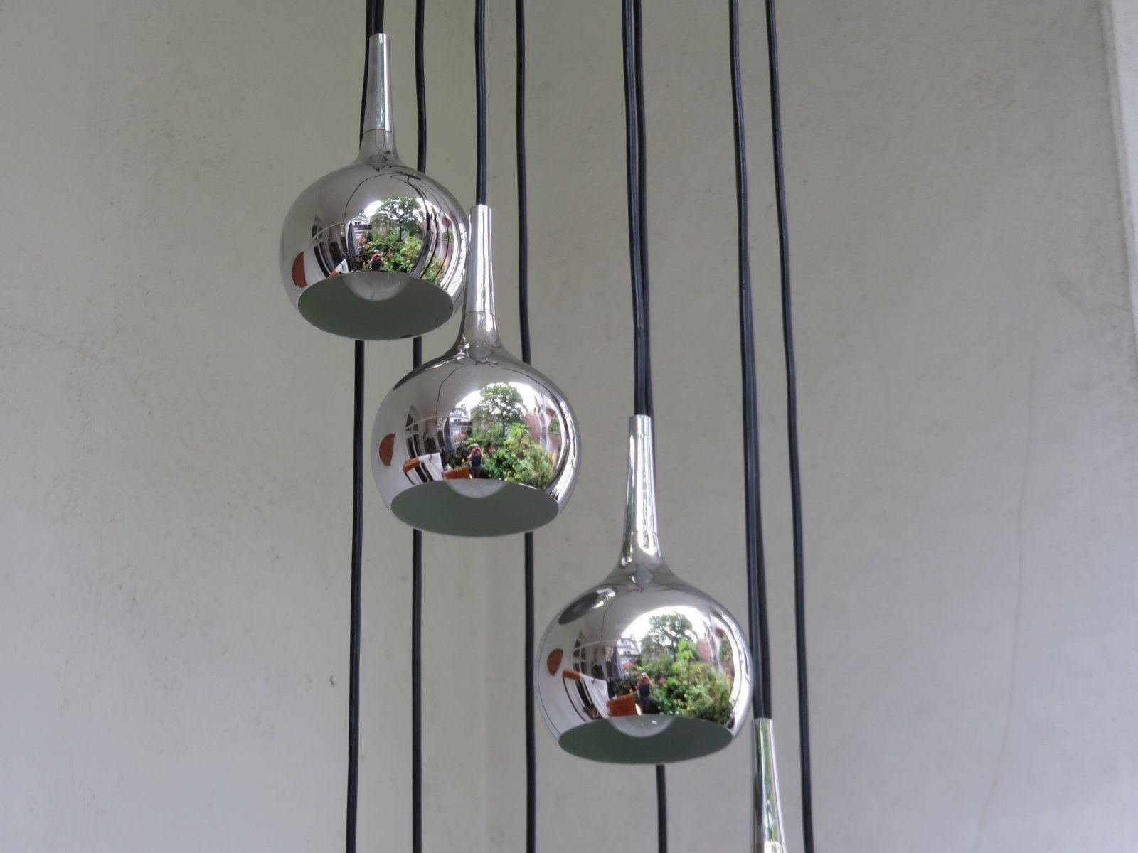 Swedish Cascade Chandelier Att. To Hans Agne Jakobsson For Markaryd, 1970s photo for sale