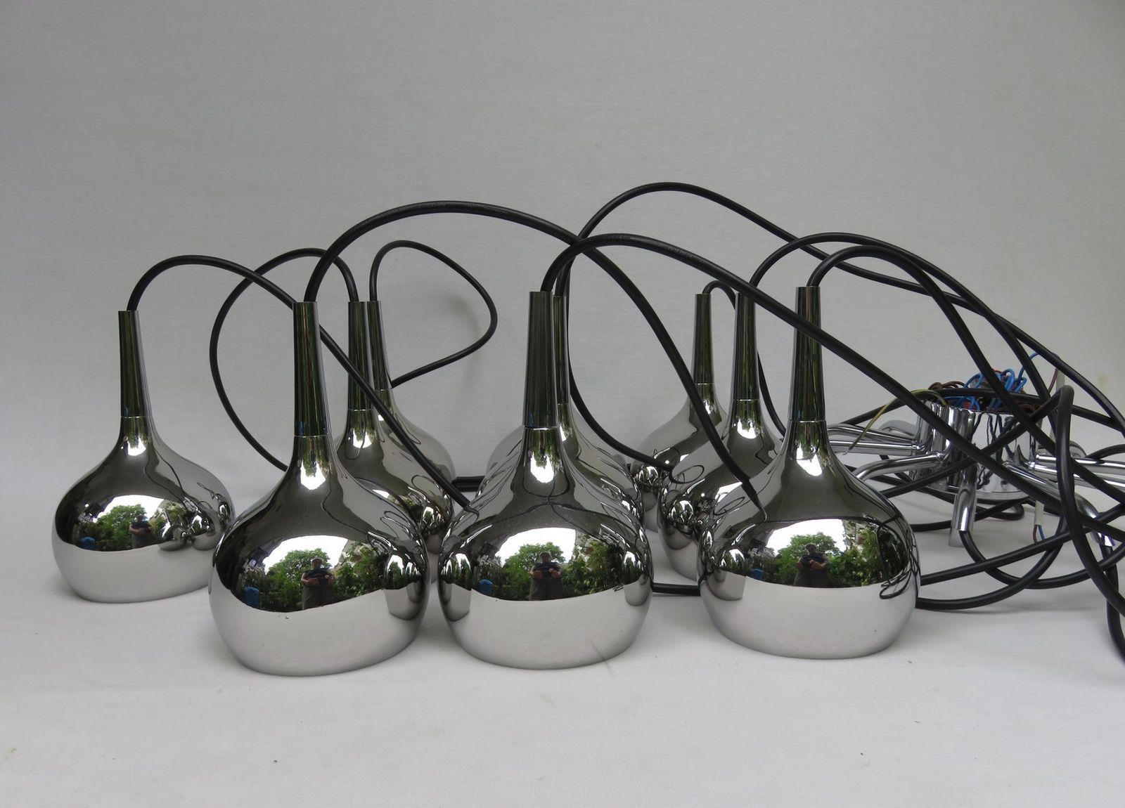 Swedish Cascade Chandelier Att. To Hans Agne Jakobsson For Markaryd, 1970s photo vinterior