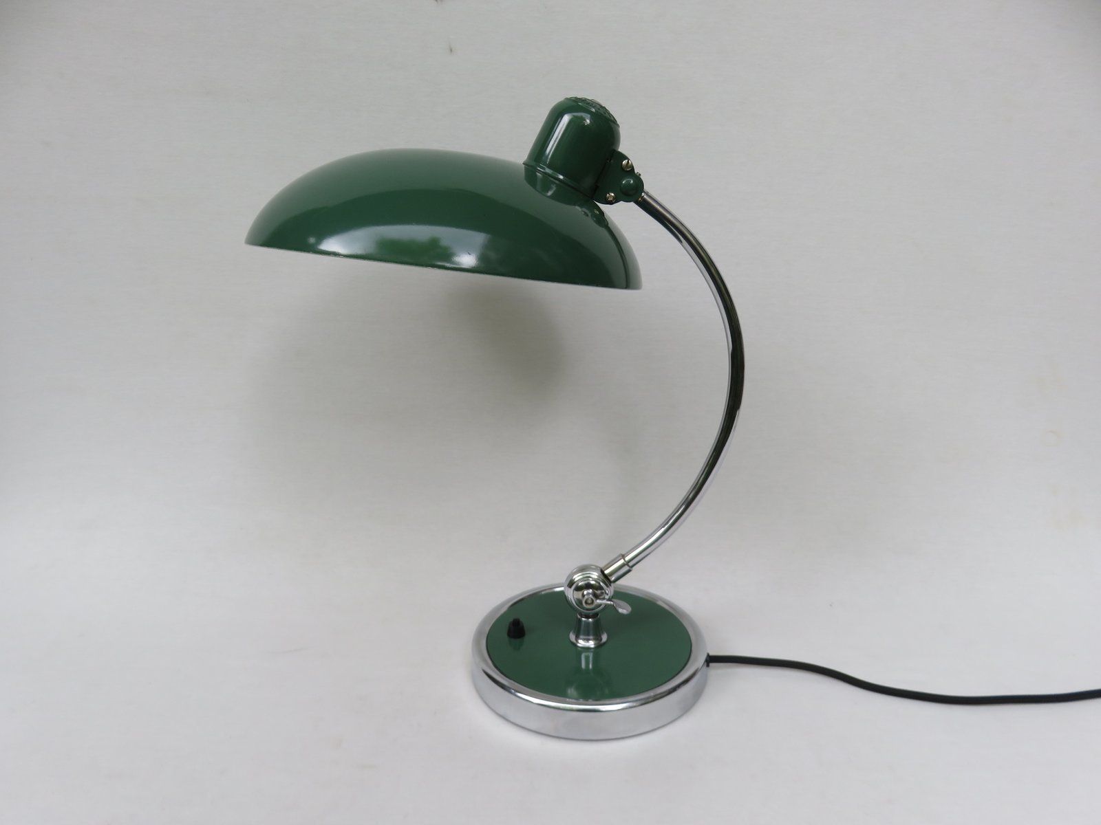 photo vintage Green President Desk Lamps By Christian Dell For Kaiser Idell, 1930s, Set Of 2