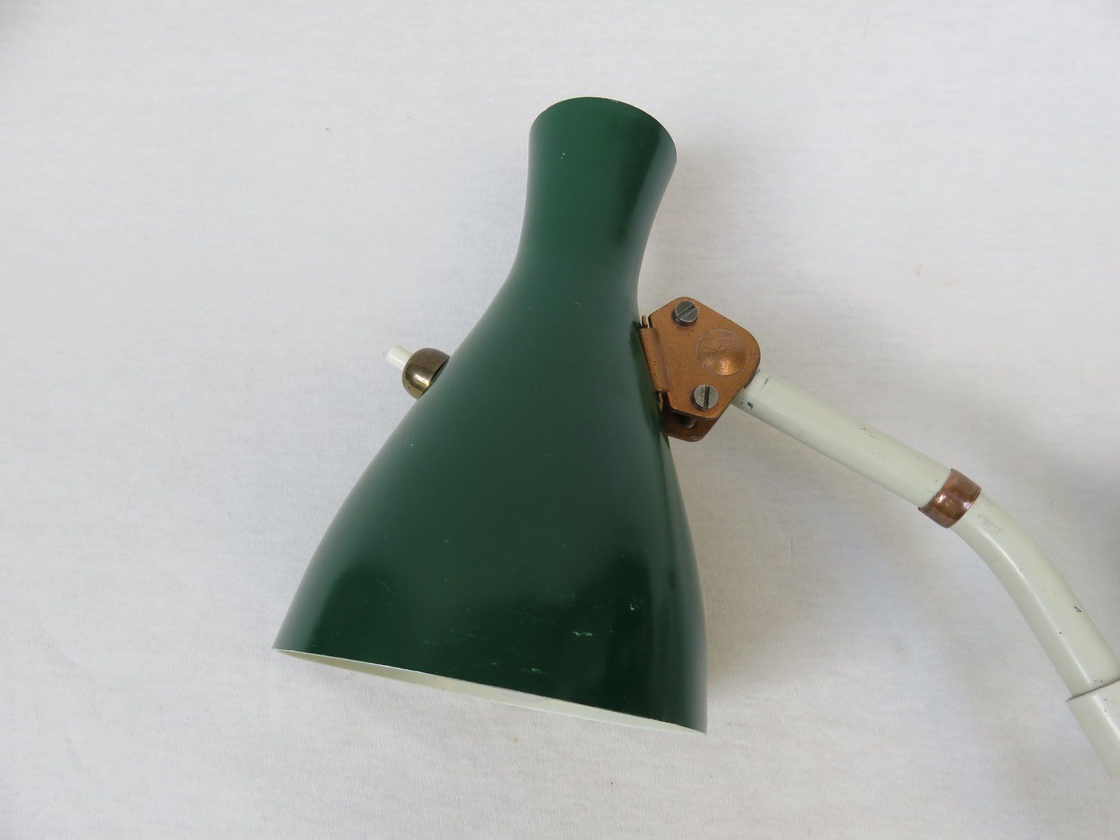 Extraordinary Green And Beige Scissor Lamp From Helo Leuchten, 1960s photo buy