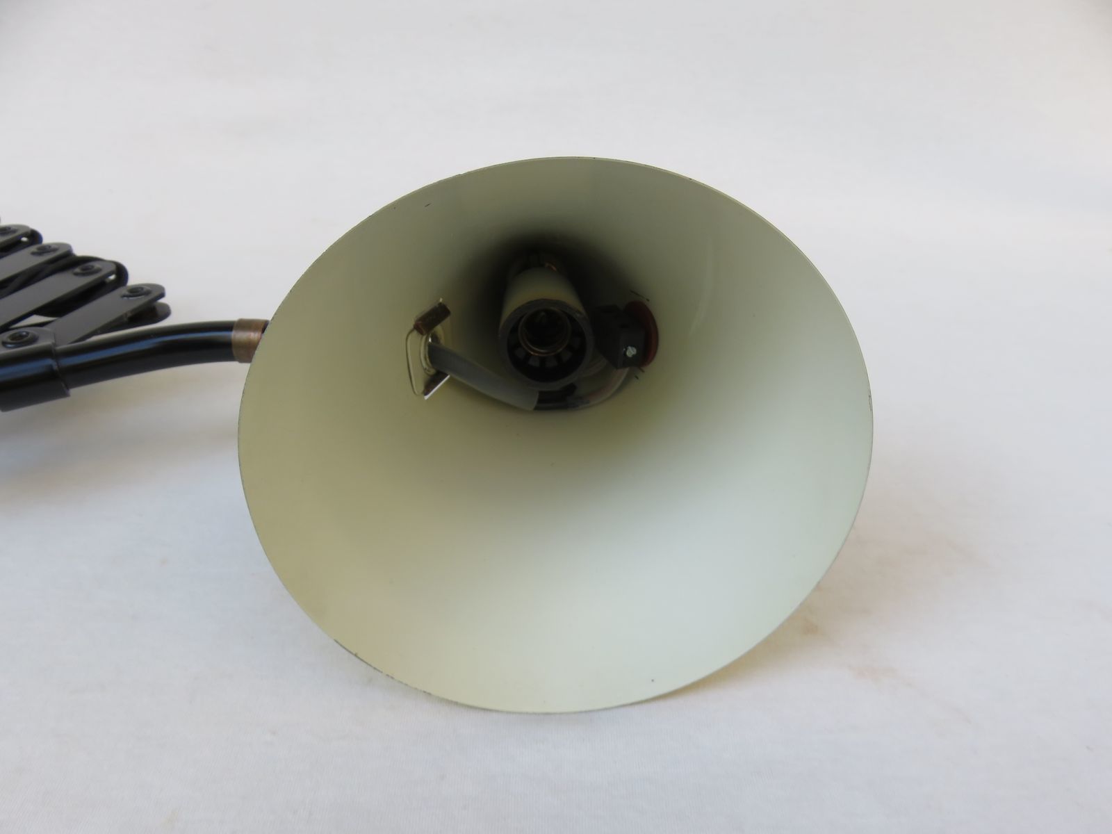 Lighting Extraordinary Yellow And Black Scissor Light From Helo Leuchten, 1960s photo