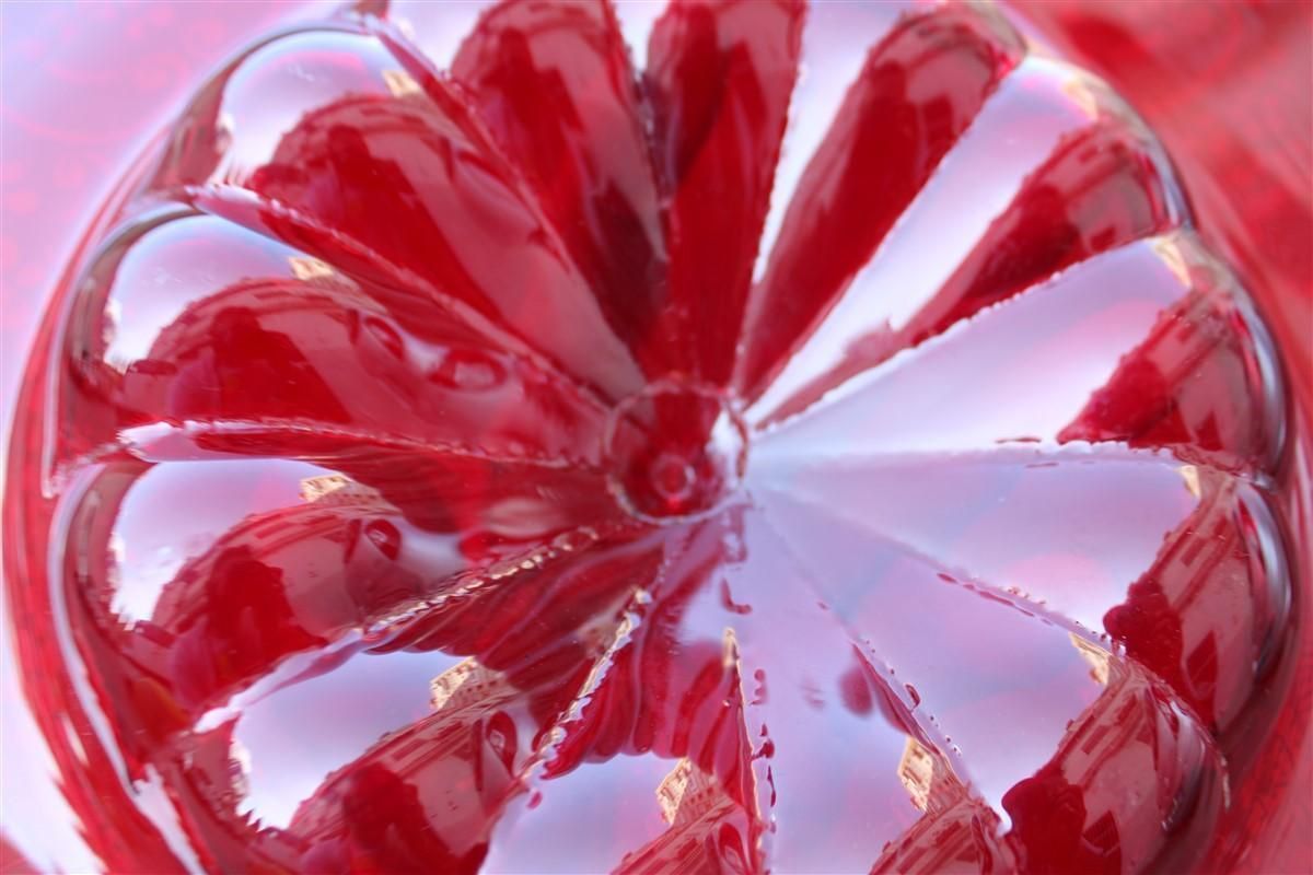 Red Rubin Murano Glass Decorative Bowl Style Of Zecchin Cappellin 1920s Italy photo 2810.0