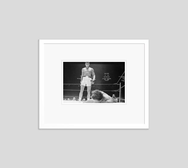 'Muhammad Ali' Knocks Out Cleveland Williams 1966 Archival Pigment Print Framed In White