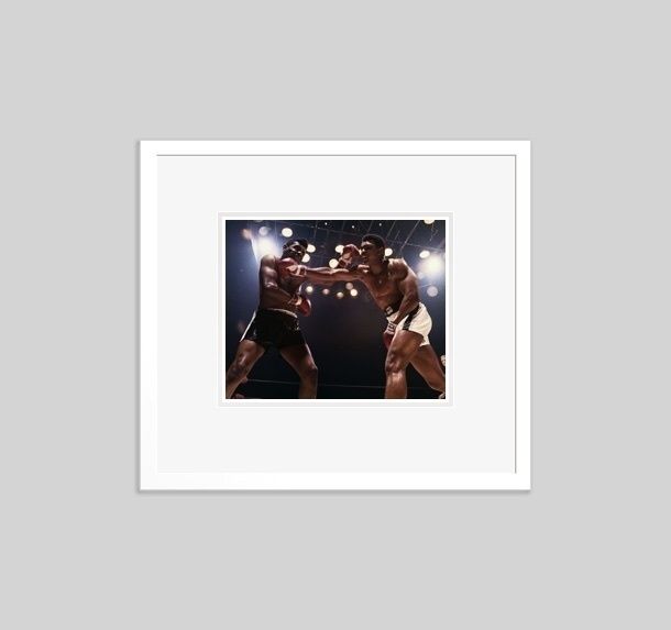 'Ali Vs Patterson' 1965 C Type Print Framed In White