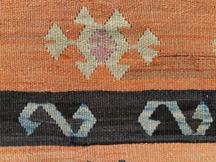 Vintage Turkish Kilim 350x160 Cm Tribal Kelim Rug Large photo buy