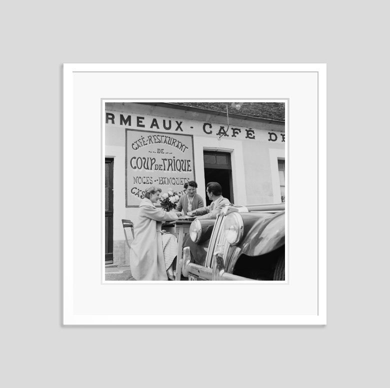 'Coup De Trique' 1955 Silver Gelatin Print Framed In White
