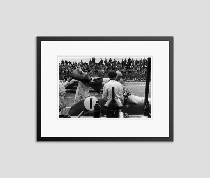 'Fill Her Up' 1947 Silver Gelatin Print Framed In Black