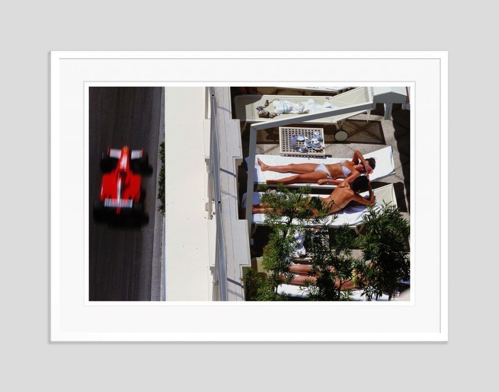 'A General View The Action' Clive Mason 2002 Oversize C Type Print Framed In White