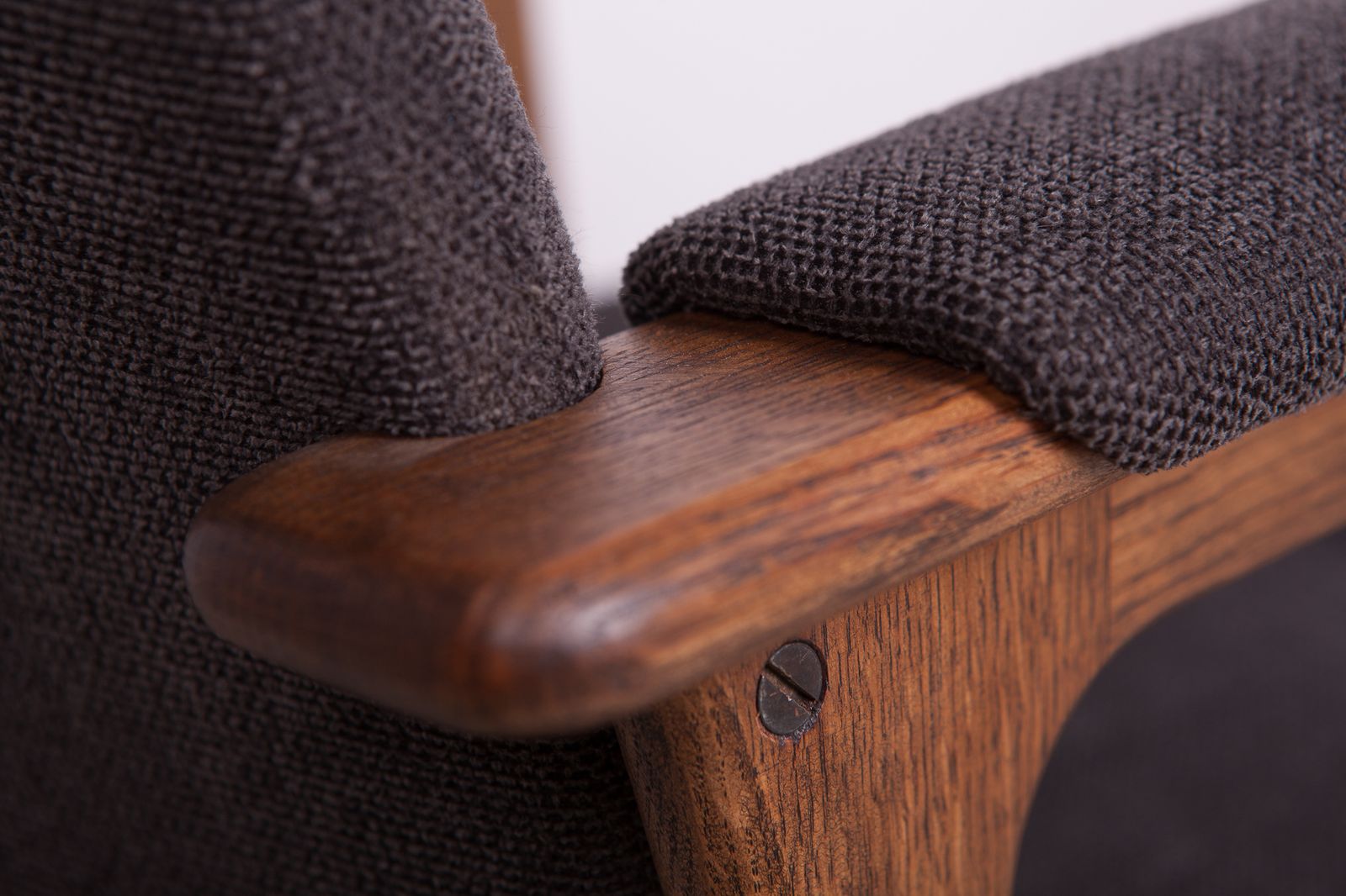 Oak Armchair From Berg Poulsen, 1970s photo Furniture