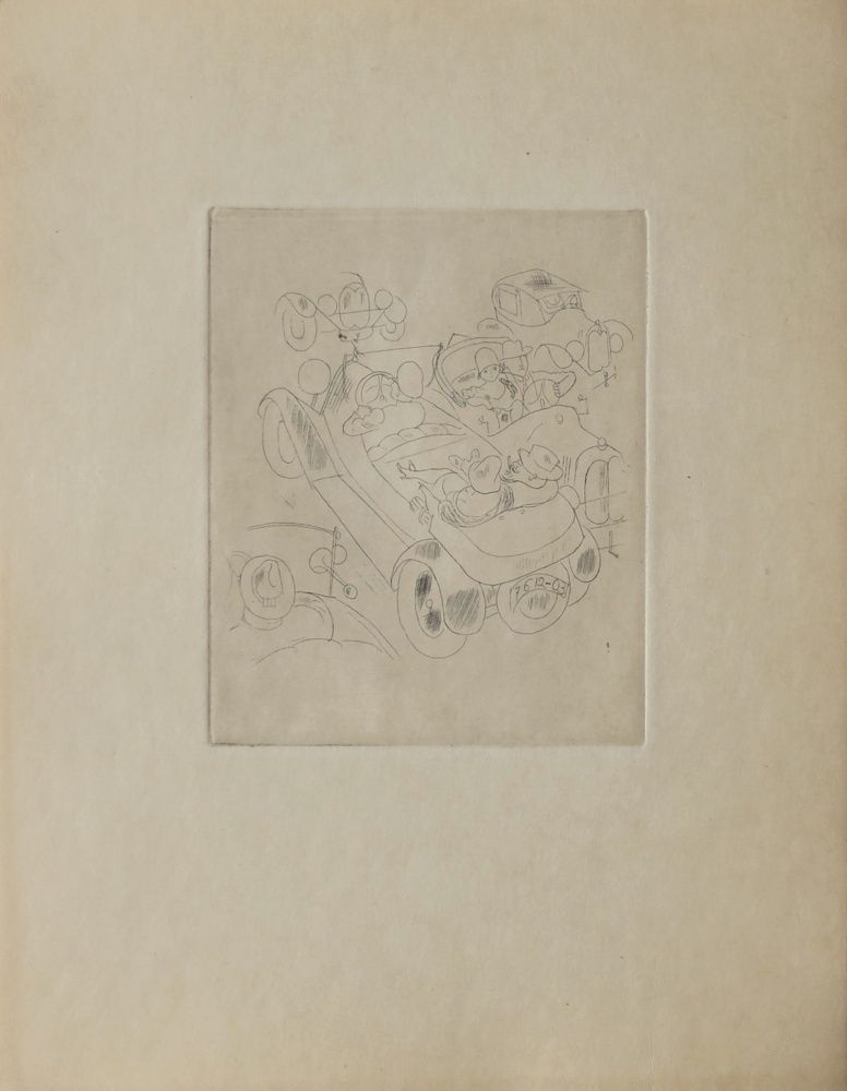 Chas Laborde   Engraving   Illustration For Juliette In The Land Of Men By Giraudoux 15