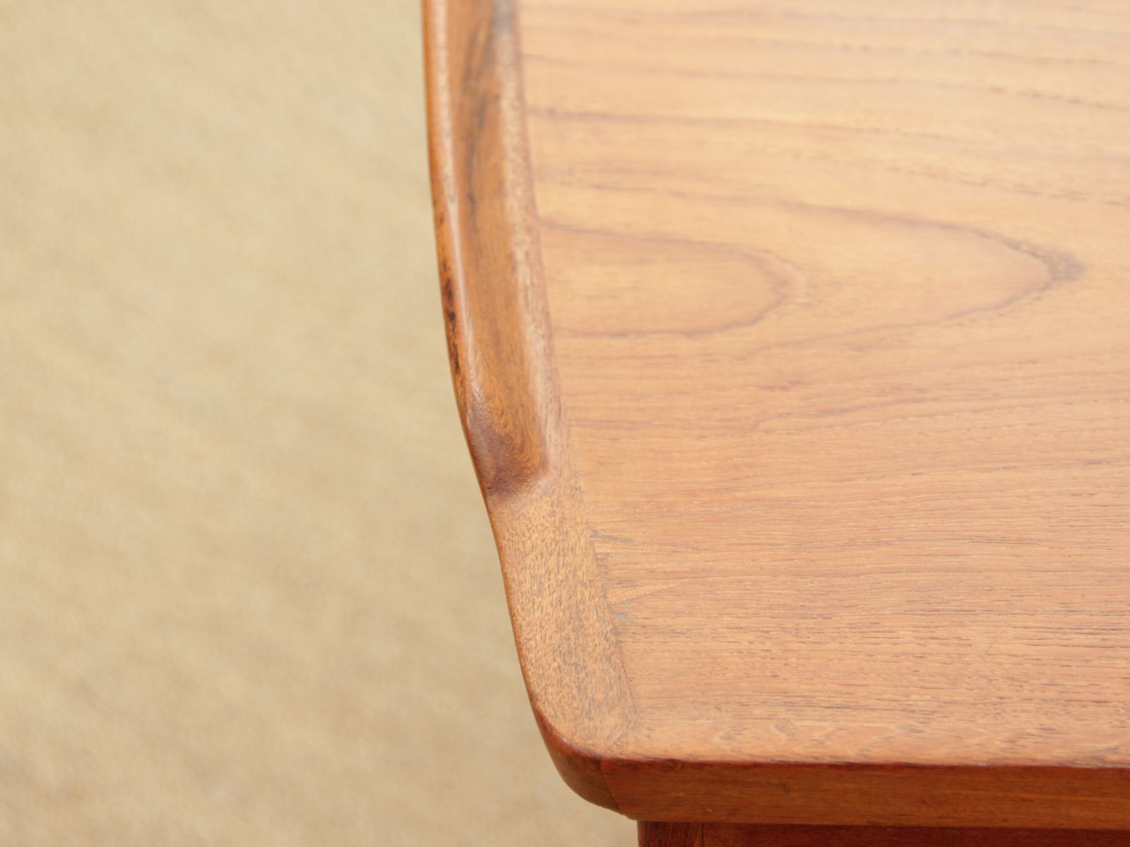 Furniture Mid Century  Modern Scandinavian Boomerang Desk By Hovmand Olsen photo