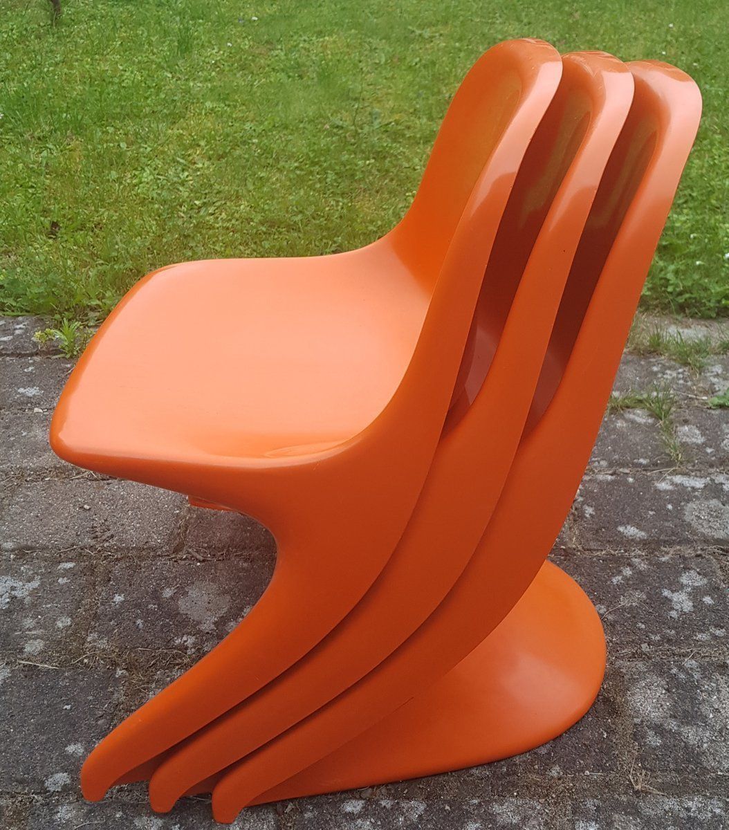 Stackable Childrens Casalino Chairs By Alexander Begge For Casala, 1970s, Set Of 3 photo Garden Furniture