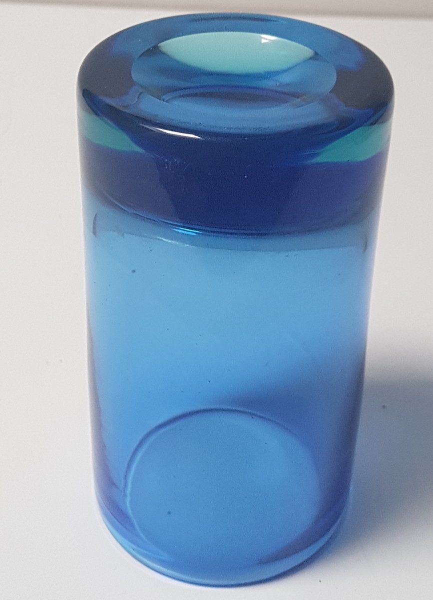 Mid Century Italian Murano Glass Vase By Pinzoni Mario For Seguso, 1950s photo 275.6