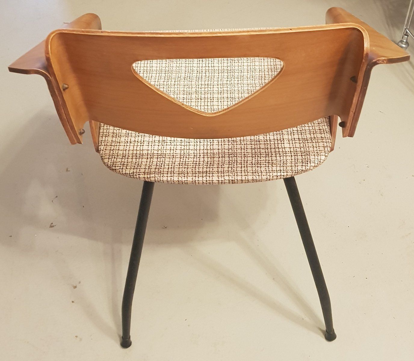 Italian Plywood Dining Chairs By Carlo Ratti For Industrial Legni Curva, 1950s, Set Of 2 photo 1476.8