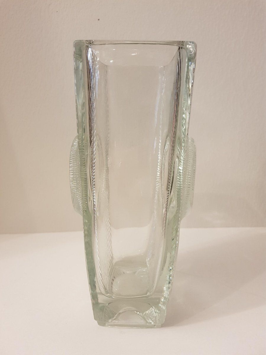 Large Glass Osaka Vase By Rudolf Jurnikl For Libochovice, 1960s photo furniture