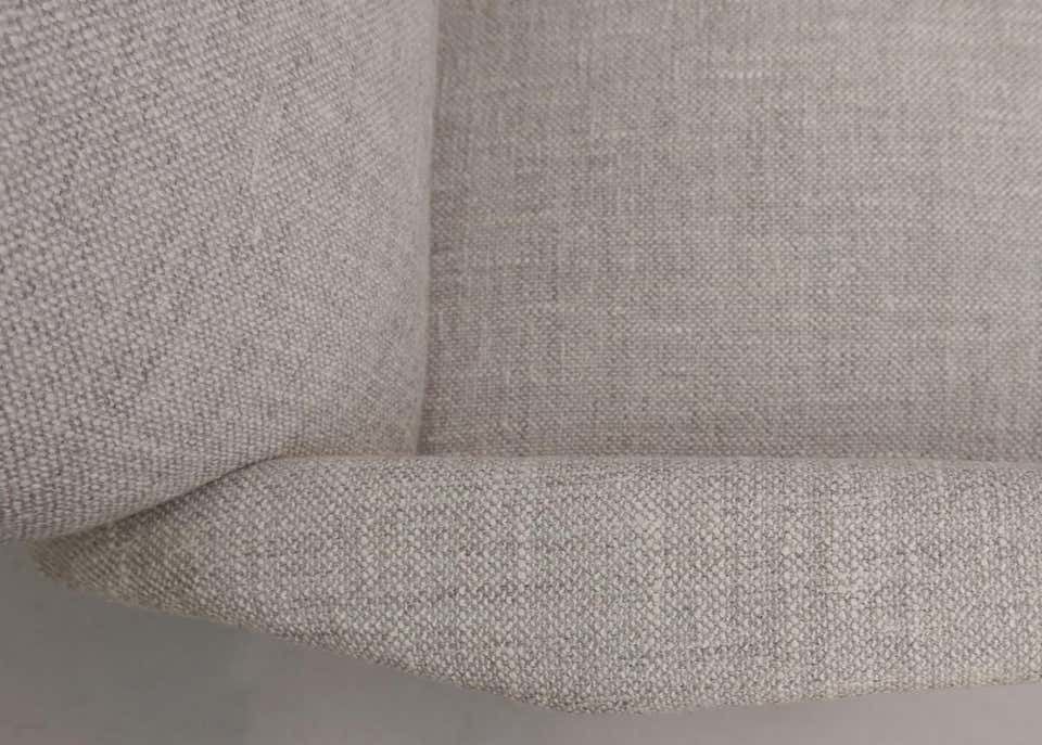 Gio Ponti Rare Model 803 Version With Brass Feet Armchairs, New Light Gray Marl photo furniture