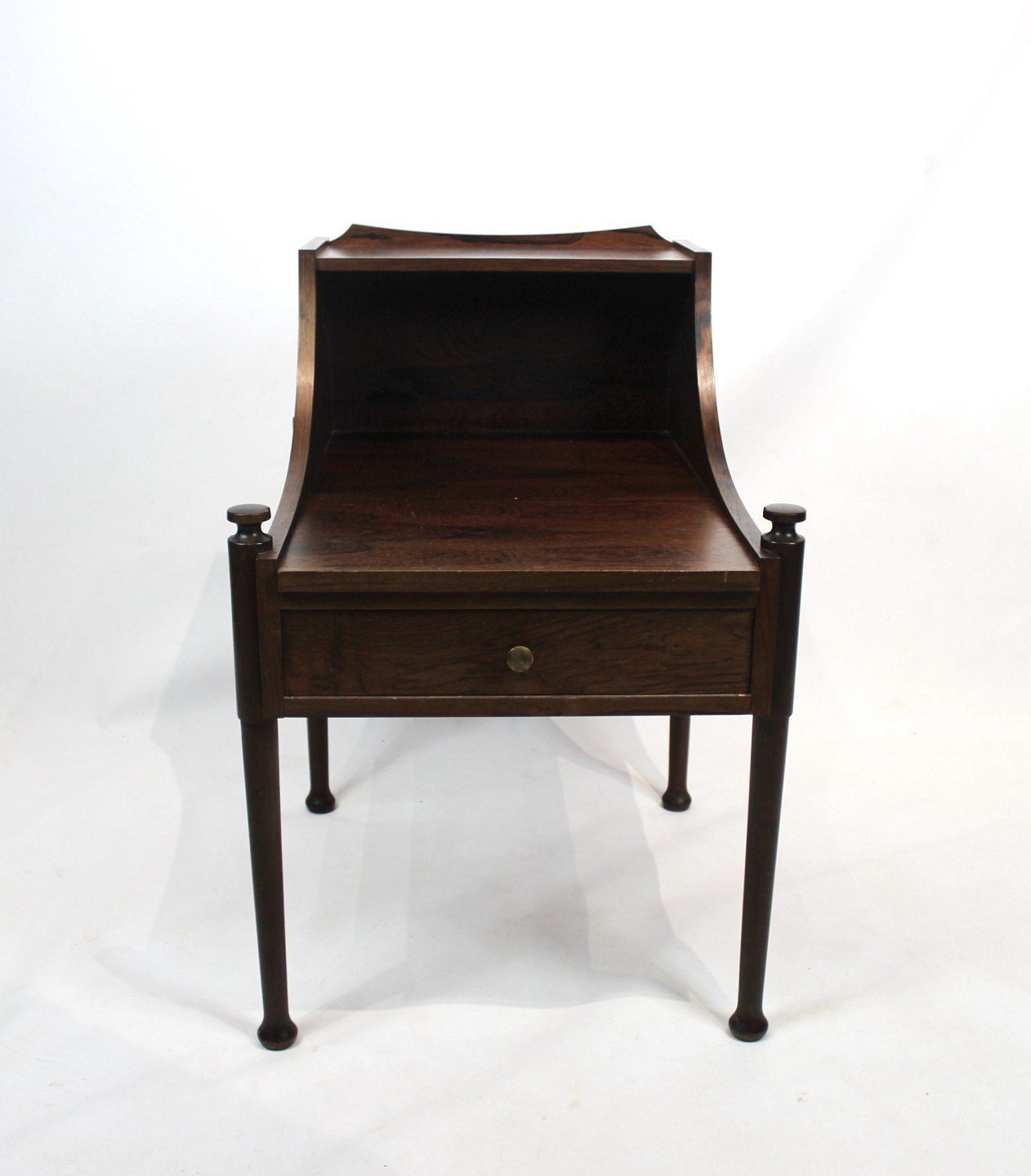 A Pair Of Bedside Tables Made In Rosewood Of Danish Design From The 1960s. photo furniture