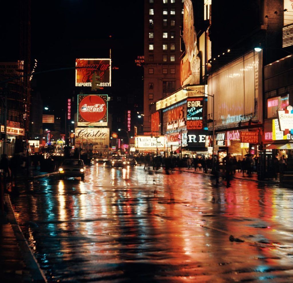 'Times Square By Night' H. Armstrong Roberts Oversize Archival Pigment Print Unframed
